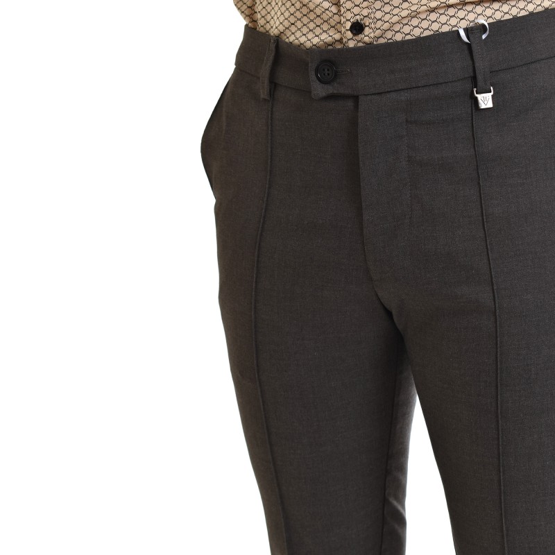 Vittorio Pants Barre Seams-Grey Vittorio Pants Barre Seams-Grey