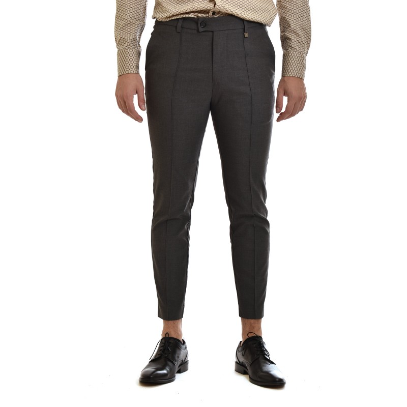 Vittorio Pants Barre Seams-Grey Vittorio Pants Barre Seams-Grey
