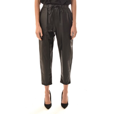 Lotus Eaters Pants Bizou Faux Leather-Black