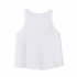 Philosophy Top Neck Linen Halter-White