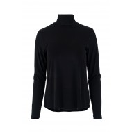 Philosophy Top Turtleneck-Black