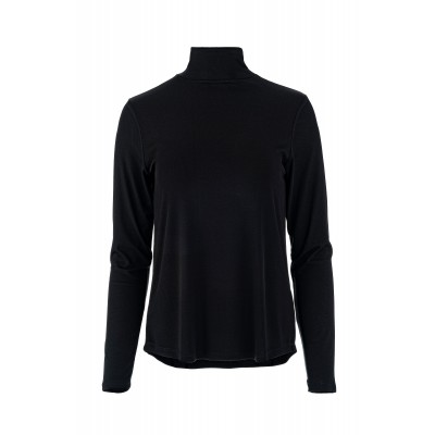 Philosophy Top Turtleneck-Black