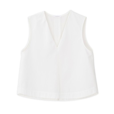 Philosophy Cropped Top-Off White