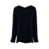 Philosophy Blouse Long-Dark Blue