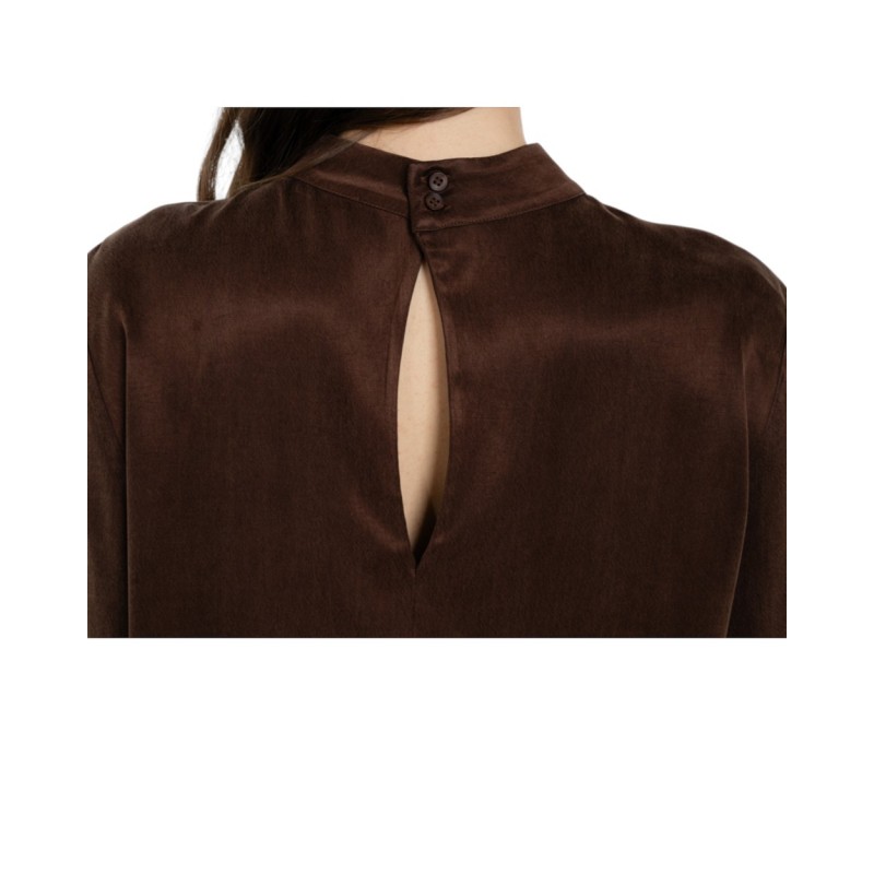 Philosophy Top Mock Neck-Brown Philosophy Top Mock Neck-Brown