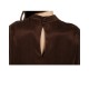 Philosophy Top Mock Neck-Brown Philosophy Top Mock Neck-Brown