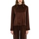Philosophy Top Mock Neck-Brown Philosophy Top Mock Neck-Brown