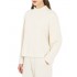 Philosophy Top Mock Neck Sweatshirt-Ecru