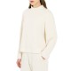Philosophy Top Mock Neck Sweatshirt-Ecru Philosophy Top Mock Neck Sweatshirt-Ecru