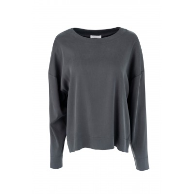 Philosophy Top Satin Sandwashed-Grey