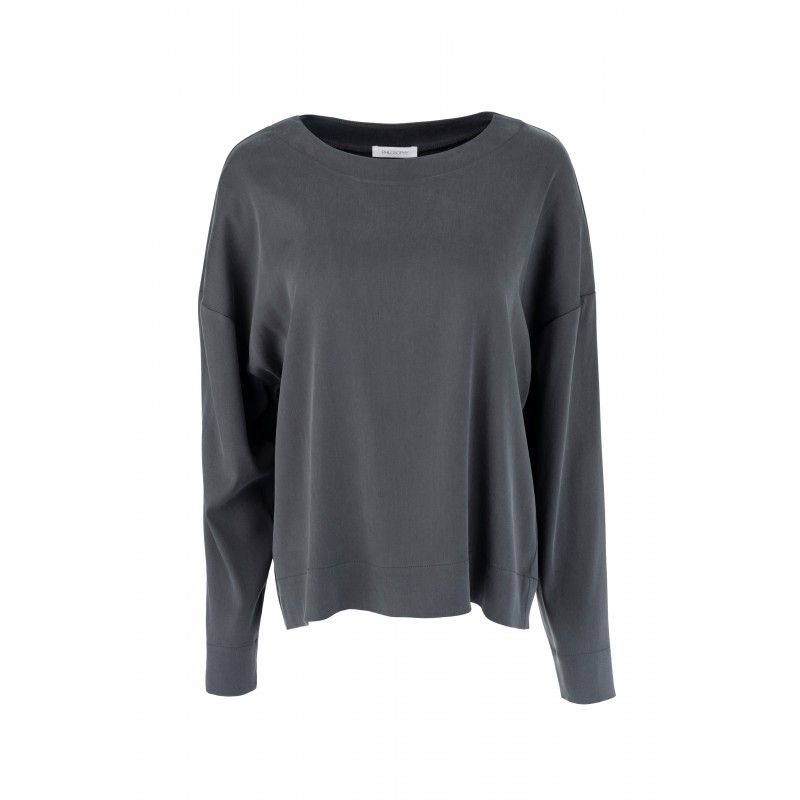 Philosophy Top Satin Sandwashed-Grey Philosophy Top Satin Sandwashed-Grey