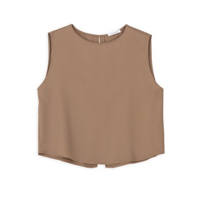 Philosophy Top Sleeveless-Beige