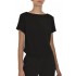 Lotus Eaters Crop Blouse Boast S-slv-Black