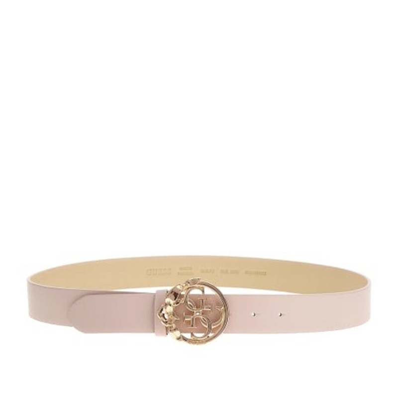 Guess 4G Logo Round Buckle-Light Blush