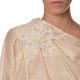 Motel Shirt With Embroidery Flower With Sequins-Ecru