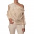 Motel Shirt With Embroidery Flower With Sequins-Ecru