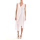 Lotus Eaters Linen Gilet With Tied Net Meraki-White Lotus Eaters Linen Gilet With Tied Net Meraki-White