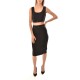 Rinascimento Top With Charms-Black Rinascimento Top With Charms-Black