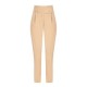 Rinascimento Pleated Trousers With Button Details-Beige