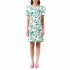Rinascimento Floral Midi Dress-White Atrium
