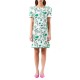 Rinascimento Floral Midi Dress-White Atrium