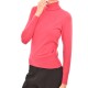 Rinascimento Basic Turtleneck Sweater-Magenta