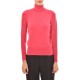 Rinascimento Basic Turtleneck Sweater-Magenta