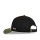 Capslab Monroe Classic Cap-Black/Pink/Khaki