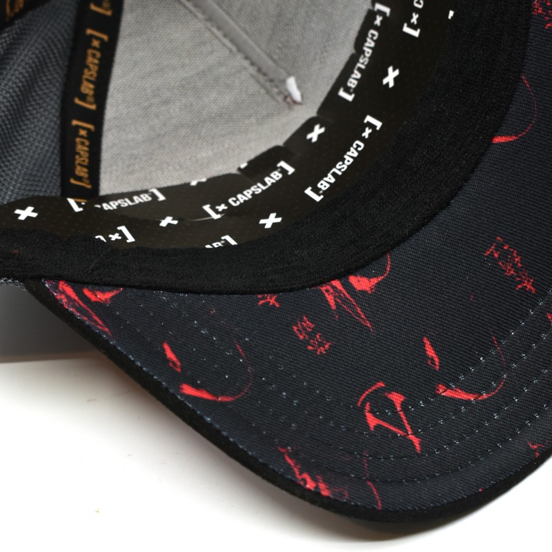 Capslab Naoe Classic Cap-Black/Red Capslab Naoe Classic Cap-Black/Red