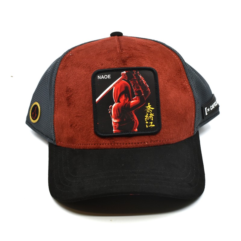 Capslab Naoe Classic Cap-Black/Red Capslab Naoe Classic Cap-Black/Red