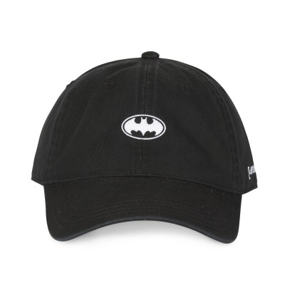 Capslab Cap With DC Comics Batman Embroidery-Black