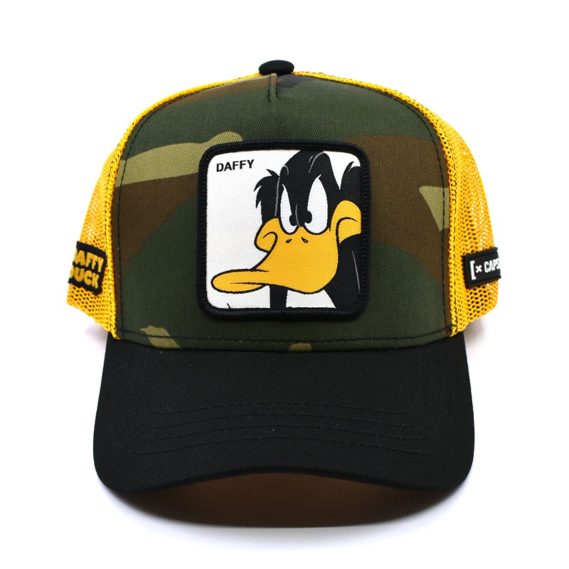 Capslab Semi Camo Classic Daffy Duck Cap-Colorful Capslab Semi Camo Classic Daffy Duck Cap-Colorful