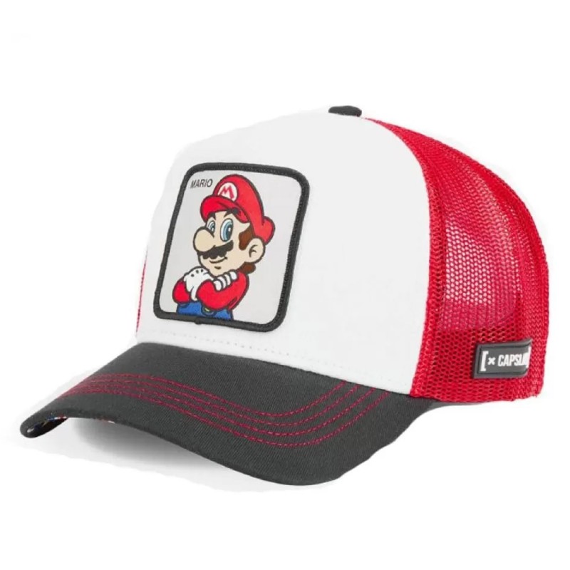 Capslab Classic Mario Cap-White/Black