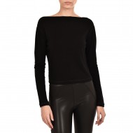 Lotus Eaters Blouse Confetti Smile Neck-Black