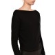 Lotus Eaters Blouse Confetti Smile Neck-Black Lotus Eaters Blouse Confetti Smile Neck-Black