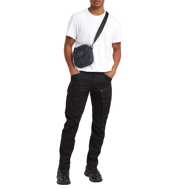 G-Star Raw Pant Rovic Zip 3D Straight Tapered-Dark Black