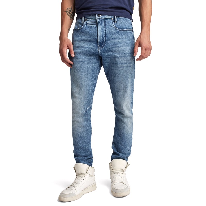 G-Star Raw D-Staq 3D Slim Jeans-Sun Faded Blue Donau