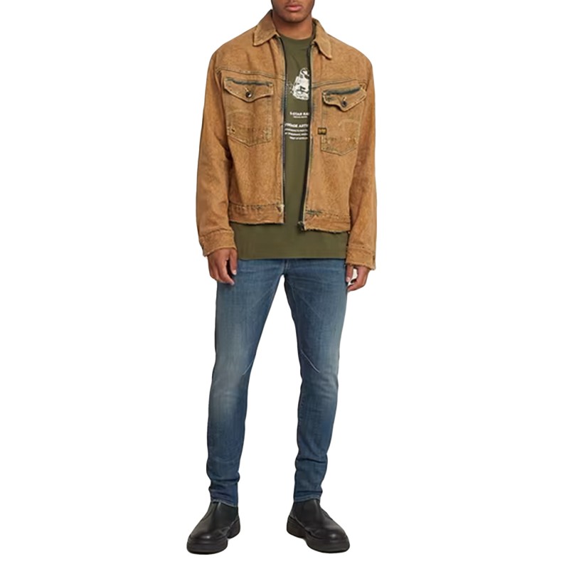 G-Star Raw Jeans Slim D-Staq 3D-Blue Kloof G-Star Raw Jeans Slim D-Staq 3D-Blue Kloof