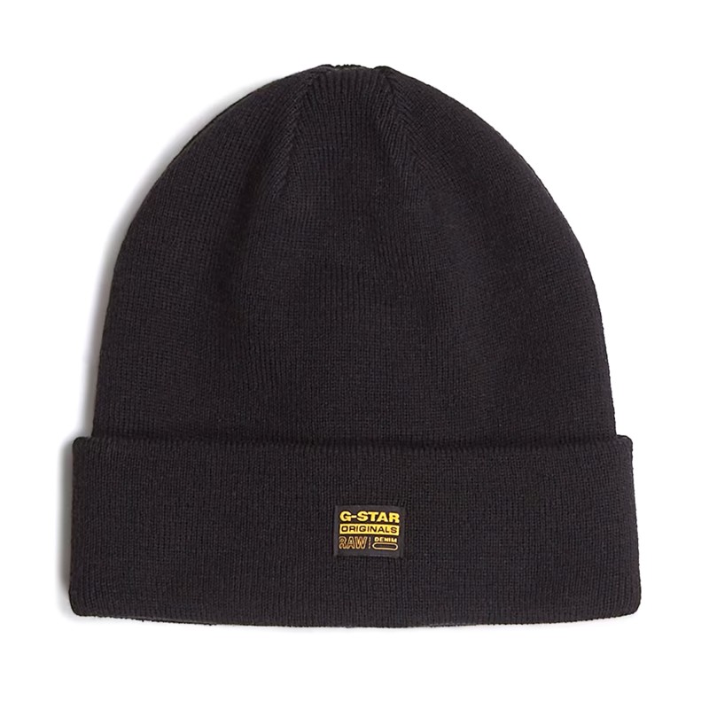 G-Star Raw Effo Long Beanie-Dark Black G-Star Raw Effo Long Beanie-Dark Black