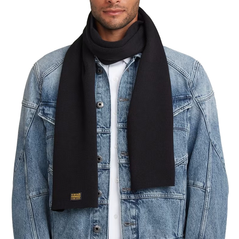 G-Star Raw Scarf Effo-Black G-Star Raw Scarf Effo-Black