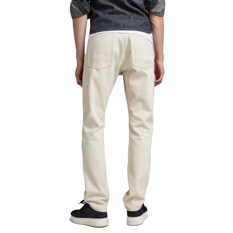 G-Star Raw Triple A Regular Straight Jeans-Ecru G-Star Raw Triple A Regular Straight Jeans-Ecru