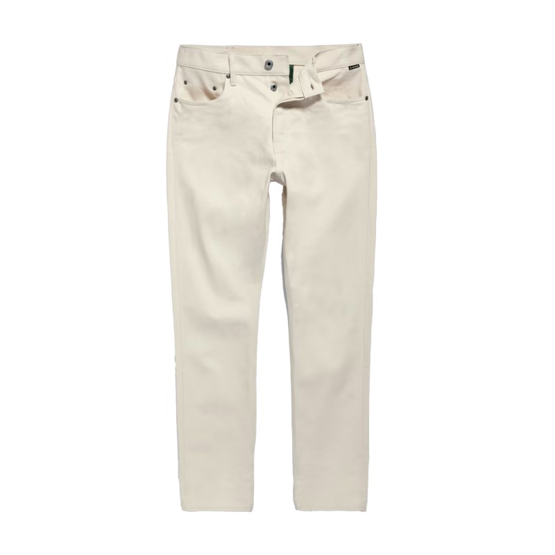 G-Star Raw Triple A Regular Straight Jeans-Ecru G-Star Raw Triple A Regular Straight Jeans-Ecru