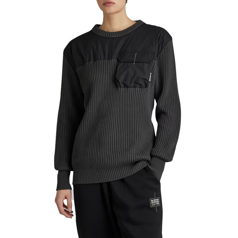 G-Star Raw Unisex Army Knit Sweater-Cloack