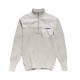 G-Star Raw Unisex Army Half Zip Knit Sweater-Cool Grey