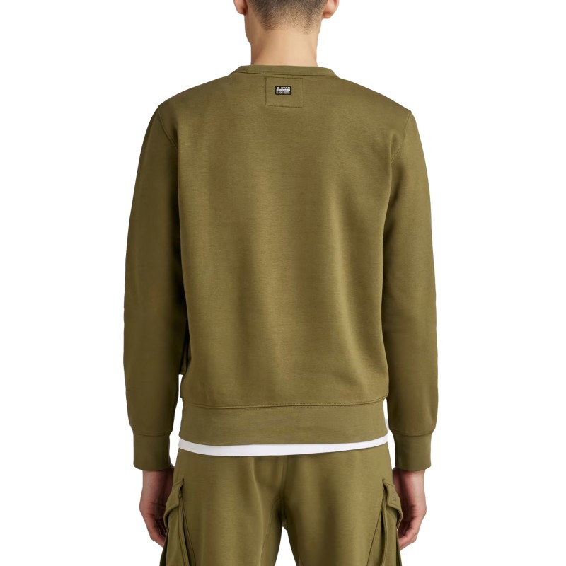 G-Star Raw Cargo Sweater-Dark Olive G-Star Raw Cargo Sweater-Dark Olive