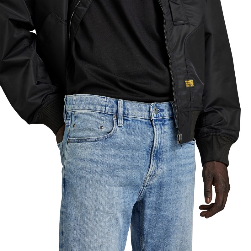 G-Star Raw Mosa Straight Jeans-Sun Faded Amparo Blue G-Star Raw Mosa Straight Jeans-Sun Faded Amparo Blue