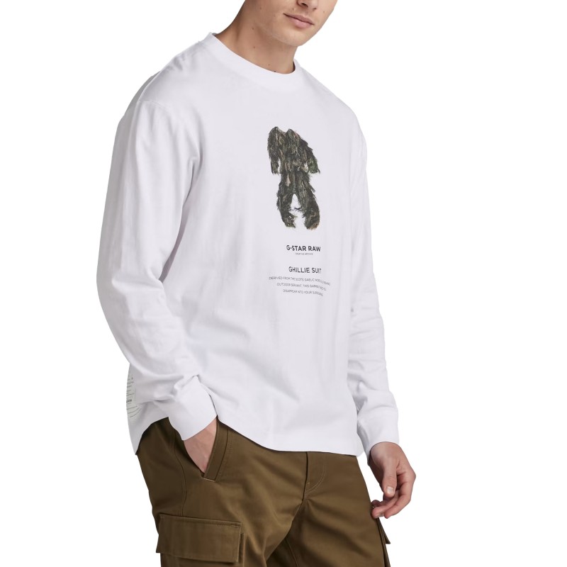 G-Star Raw Archive Boxy T-Shirt-White