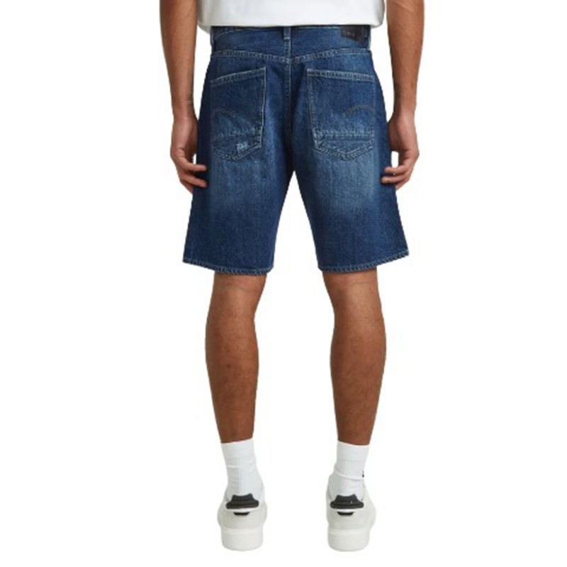 G-Star Raw Dakota Shorts Clean Edge-Worn In Blue Galena G-Star Raw Dakota Shorts Clean Edge-Worn In Blue Galena