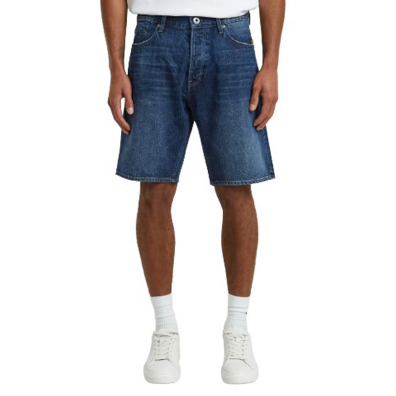 G-Star Raw Dakota Shorts Clean Edge-Worn In Blue Galena G-Star Raw Dakota Shorts Clean Edge-Worn In Blue Galena