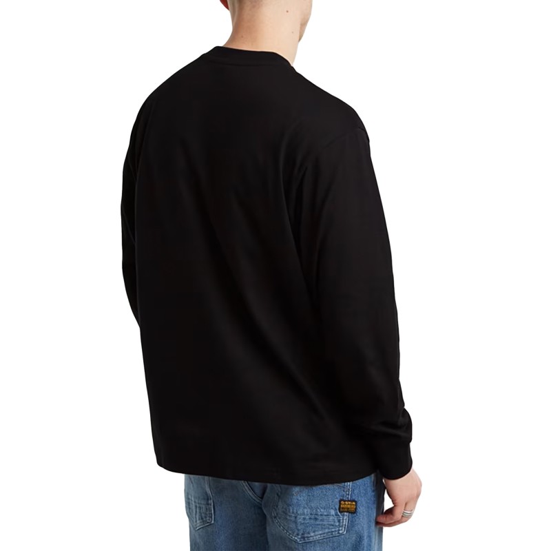 G-Star Raw Center Chest Boxy Blouse-DK Black G-Star Raw Center Chest Boxy Blouse-DK Black
